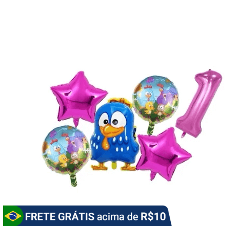 balões galinha pintadinha ros