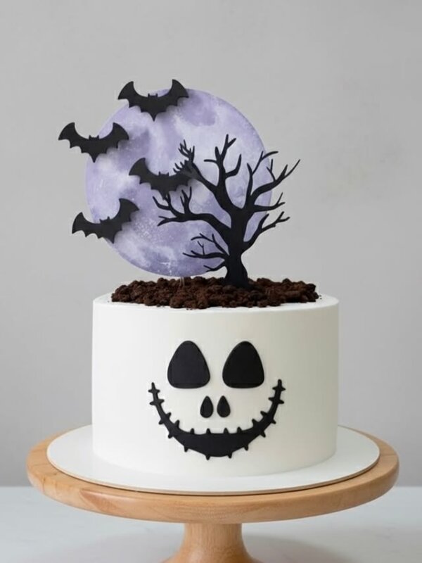 bolo de fantasma halloween