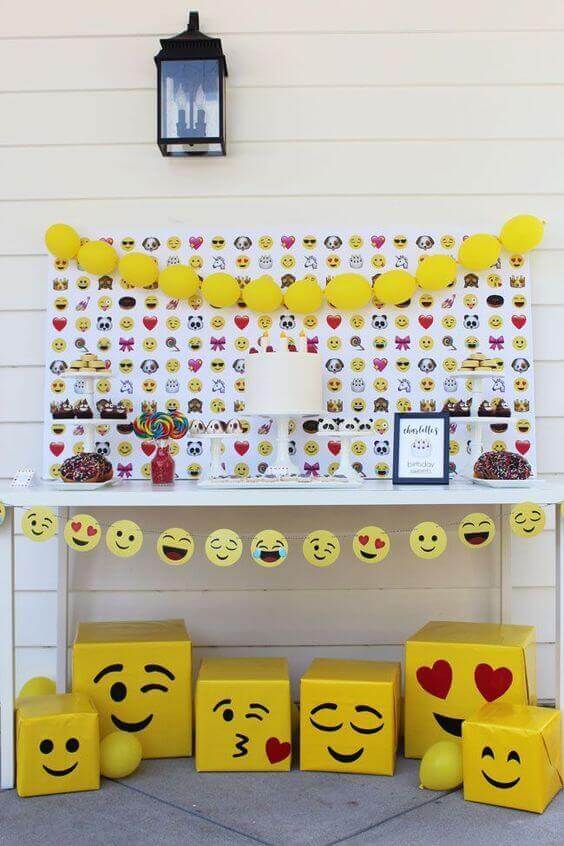 Temas para Festa Infantil Emoji