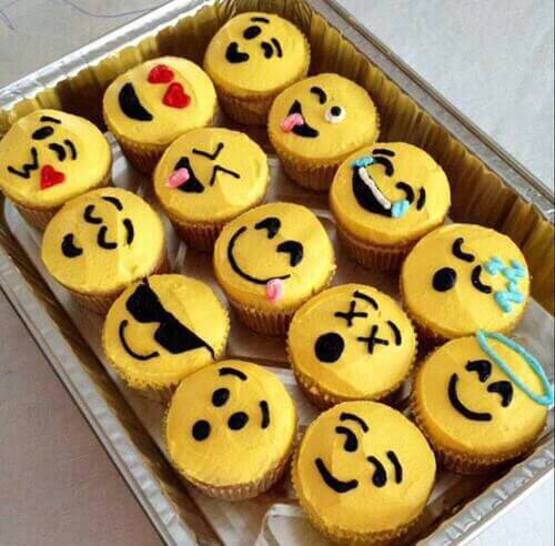 cupcake de emoji