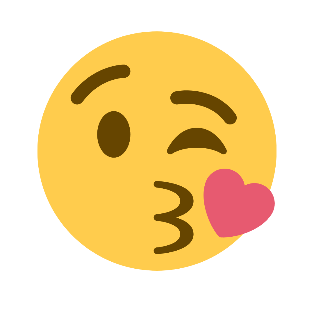 emoji beijo de coracao