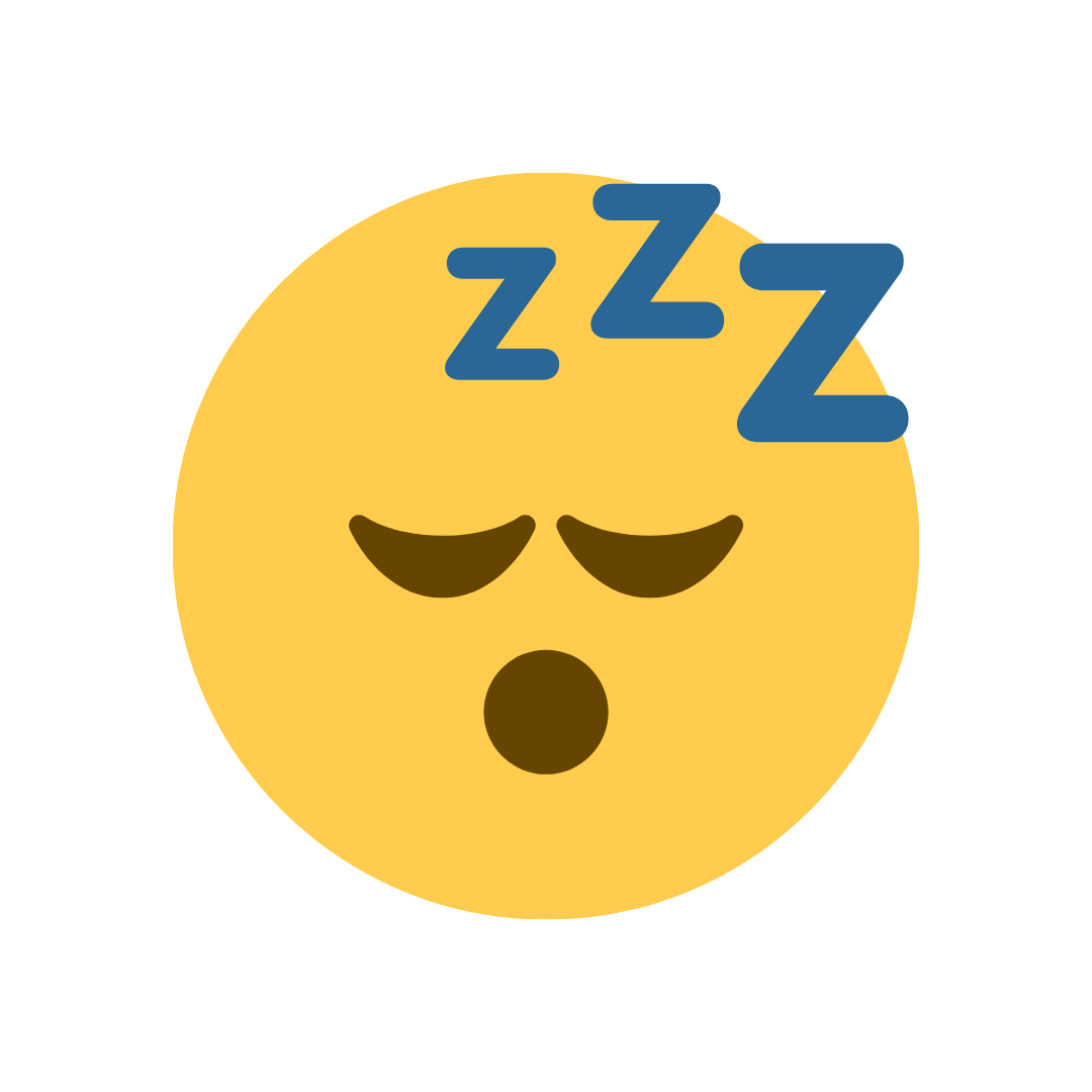 emoji dormindo