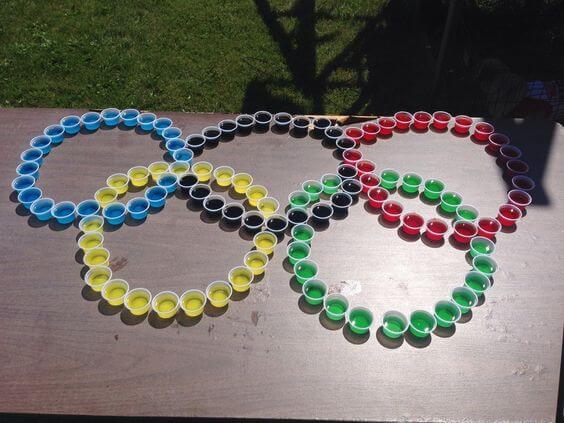 gelatinas festa olimpíadas