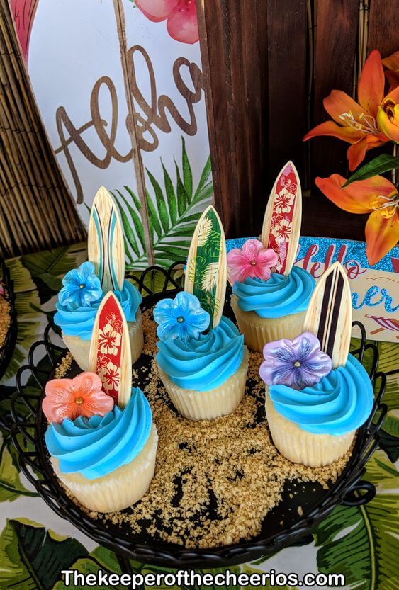 cupcakes festa havaiana