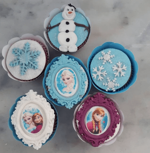 cupcake frozen rennamariadoces