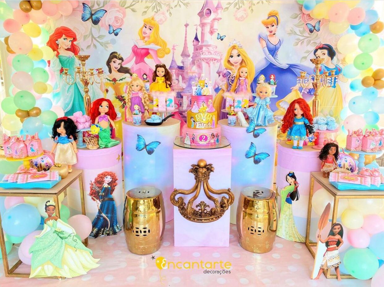 Festa Princesas Disney: 50 Ideias De Decoração - Bolo Guaraná