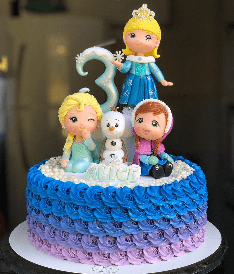 Bolo da Frozen: +63 Modelos Lindos para a Sua Festa