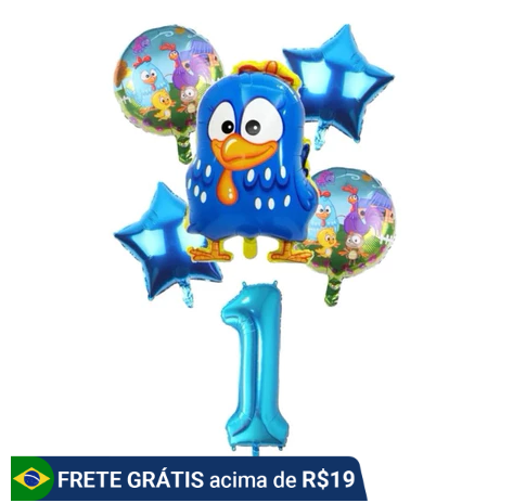 balão para festa galinha pintadinha simples