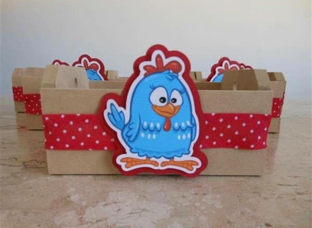 cesta galinha pintadinha Personalizados e mimos