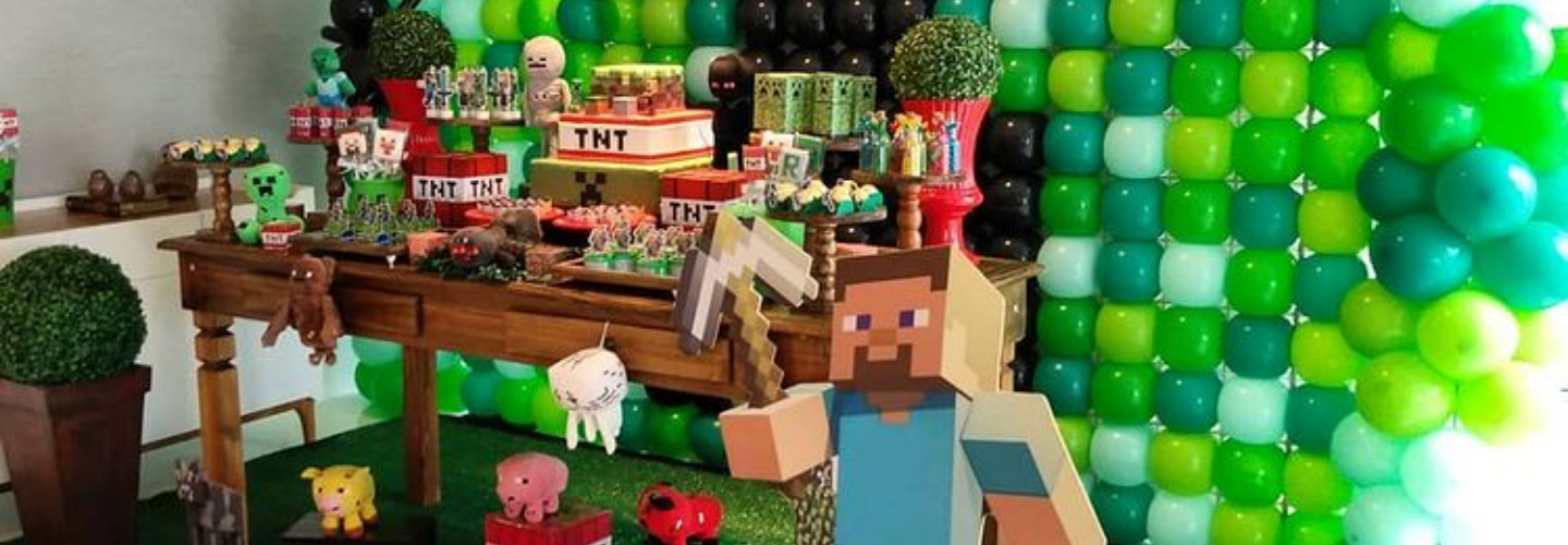 Festa Minecraft: +79 Ideias e Dicas Criativas Para Sua Festa
