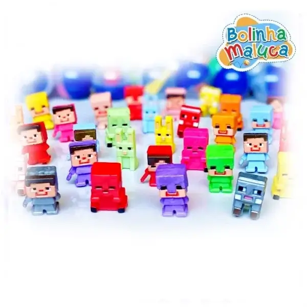 lembrancinha festa minecraft