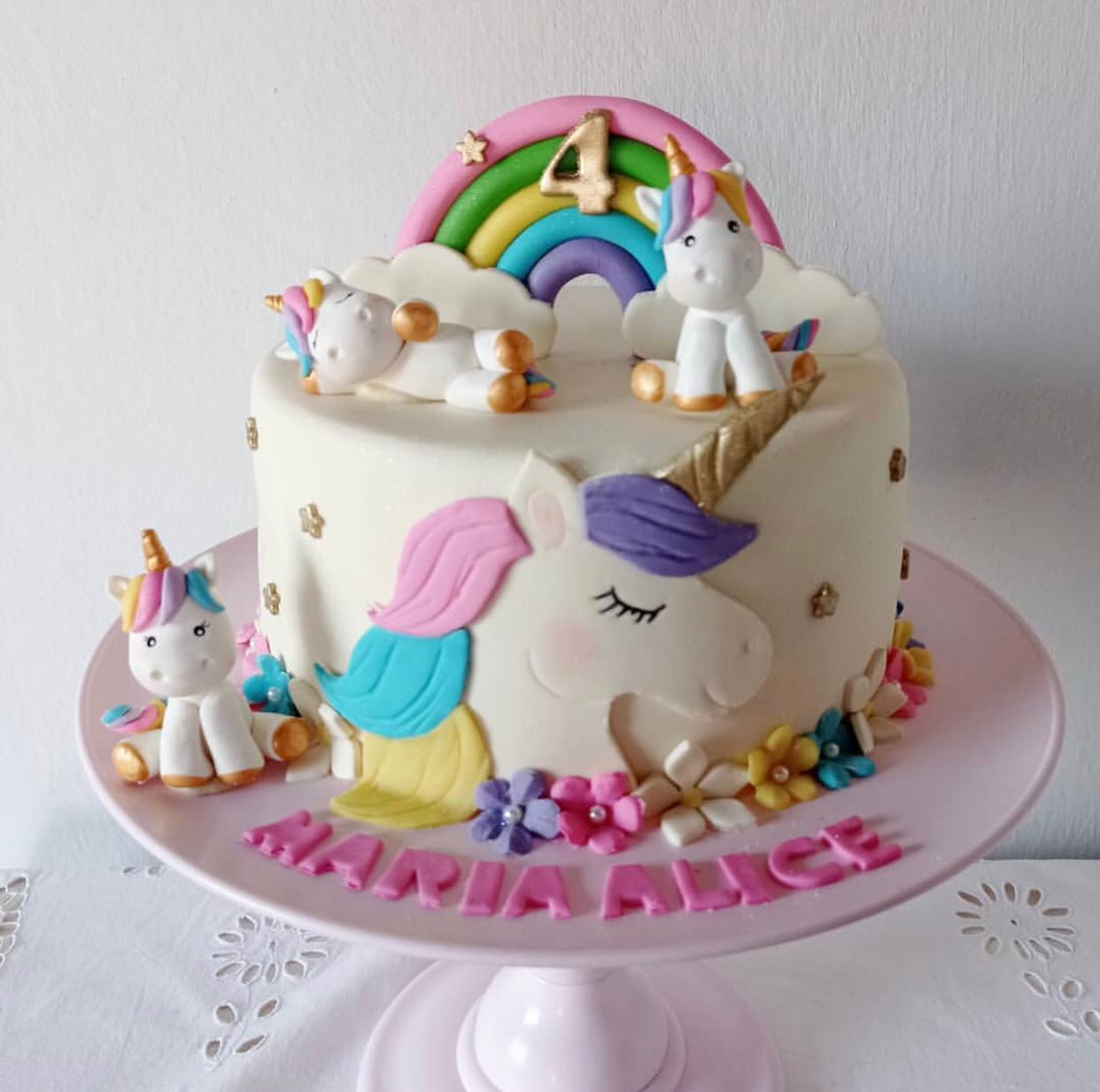 Bolo de Unicórnio: 85 ideias do Chifre ao Chantininho