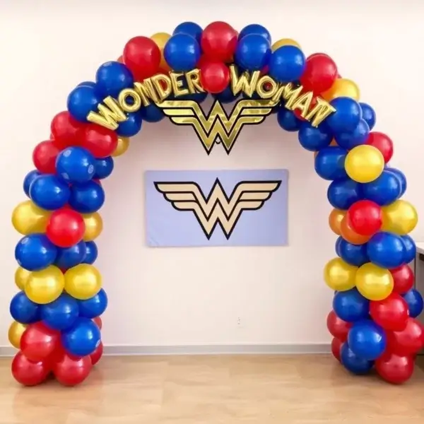 balões festa mulher maravilha