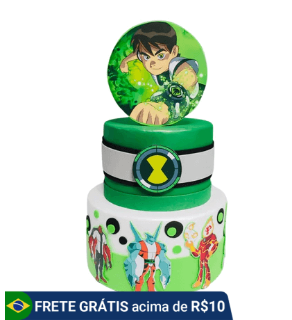 bolo do ben 10 fake