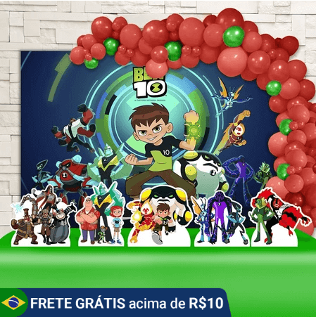 kit para festa do ben 10