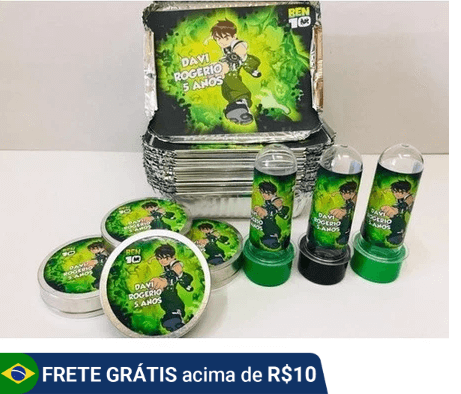 ideia de lembrancinha festa ben 10