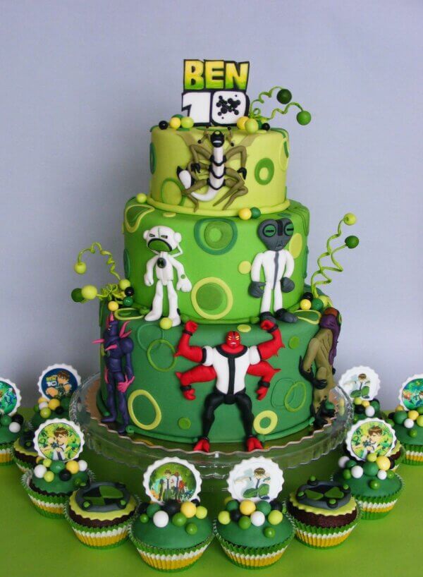 ideia para bolo do ben 10