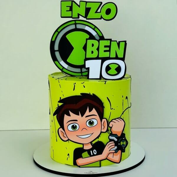 ideia bolo do ben 10