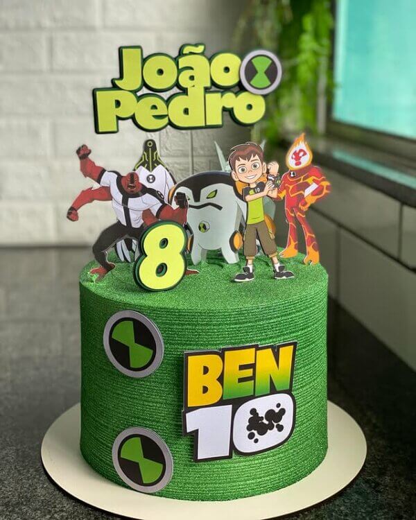 ideia de bolo do ben 10