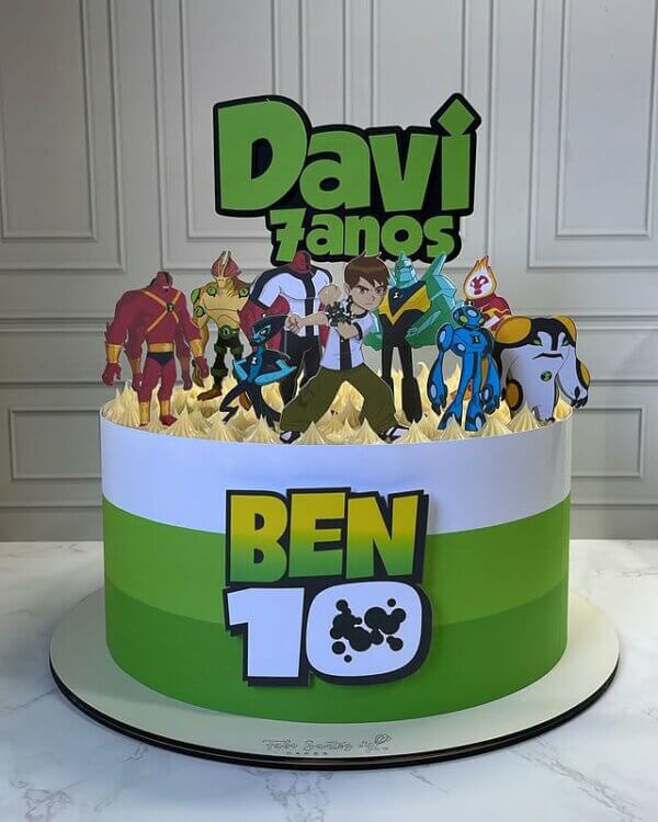bolo ben 10 aniversário infantil