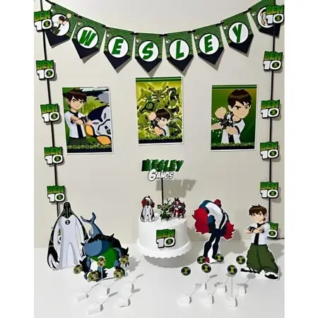 decoração do ben 10 em casa