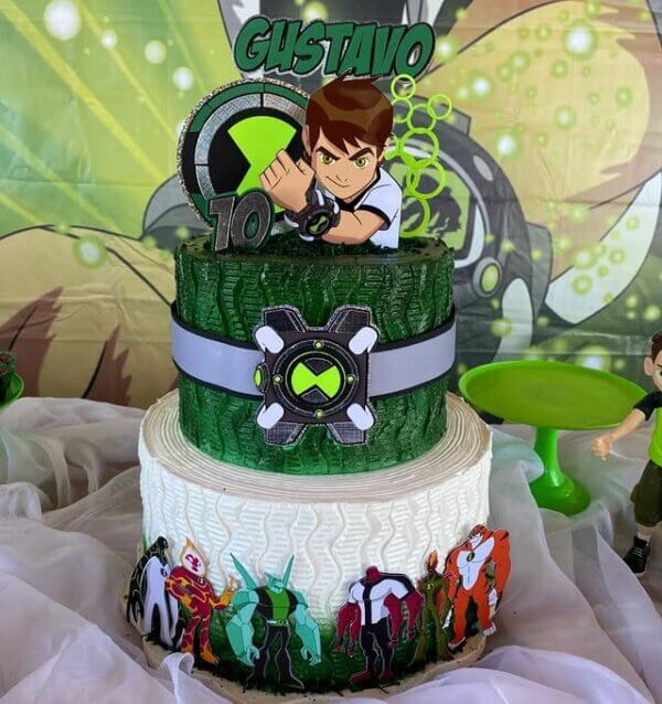 ideia para bolo do ben 10