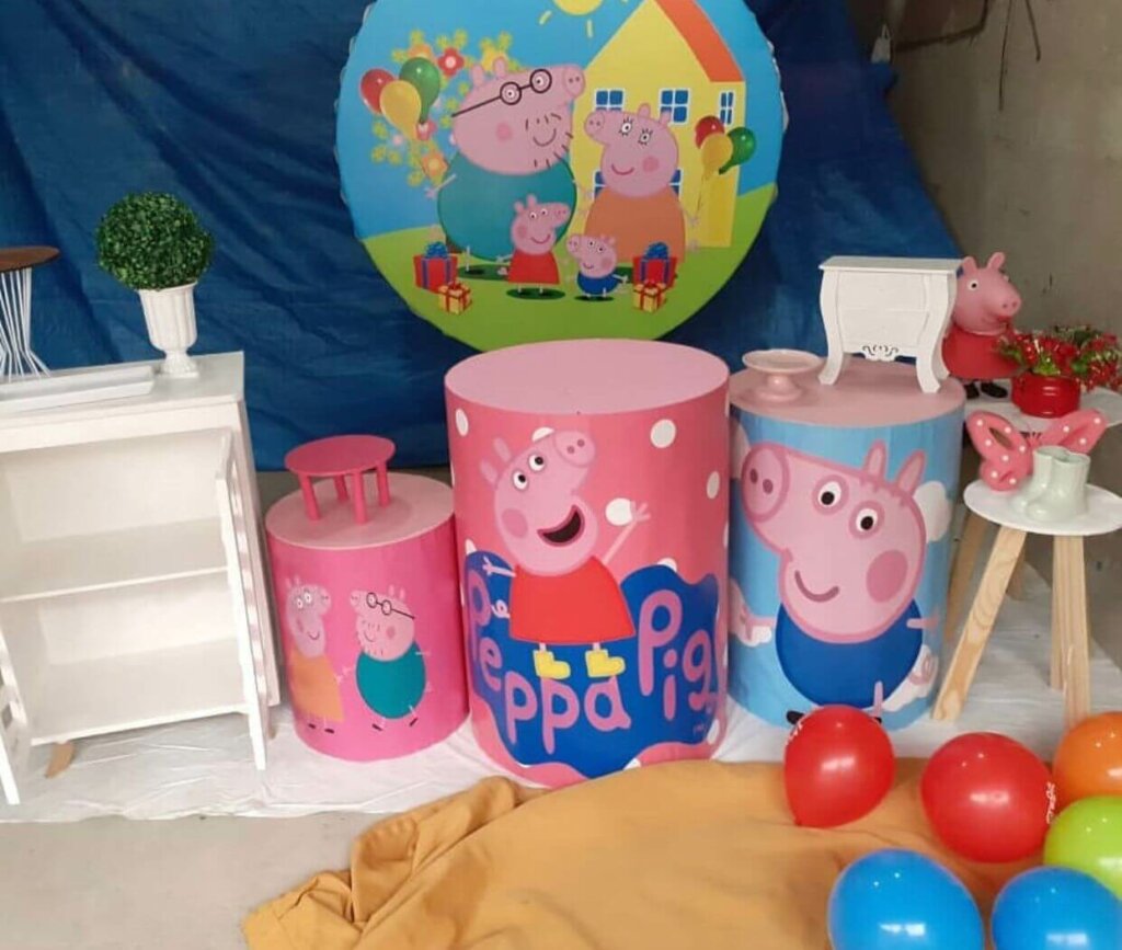 Festa Peppa Pig coral_festas