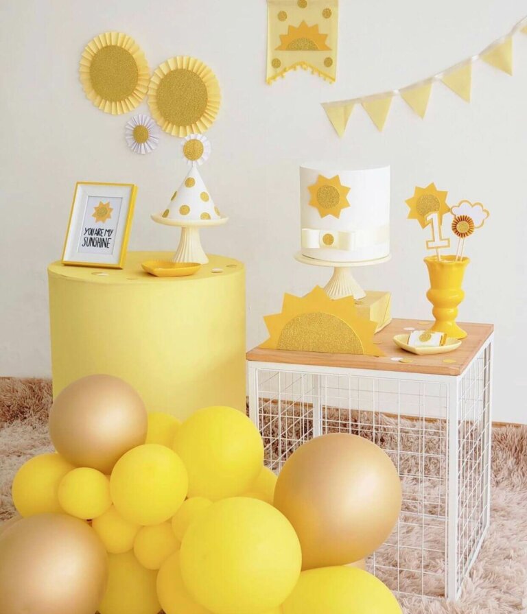 Tema de Festa Raio de Sol: 10 ideias de decoração essenciais