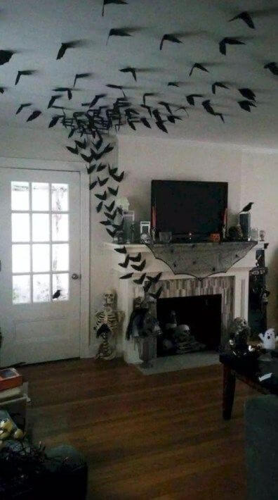 decoração morcegos