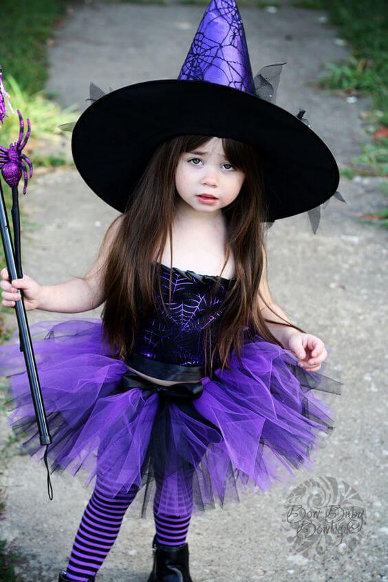 fantasia halloween bruxa roxo
