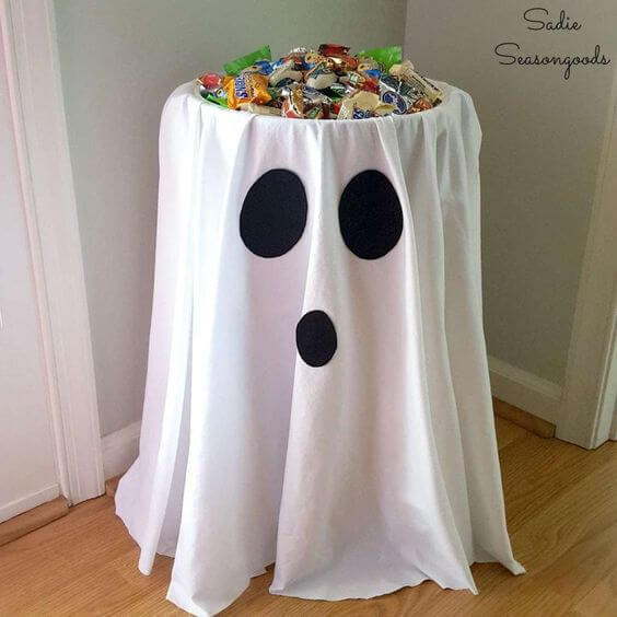 mesa decoração halloween