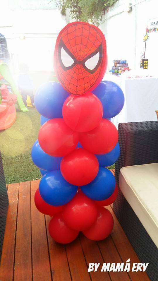 baloes em forma de homem aranha