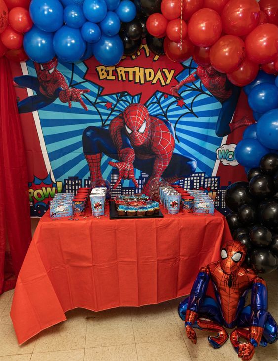 Decoração Festa Homem-Aranha