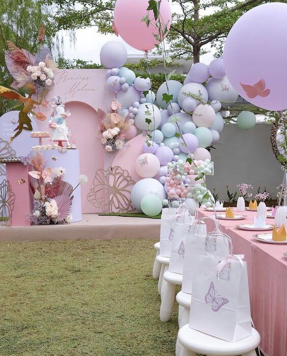 festa tema borboleta balões