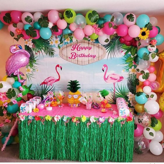 festa flamingos para menina de 9 anos