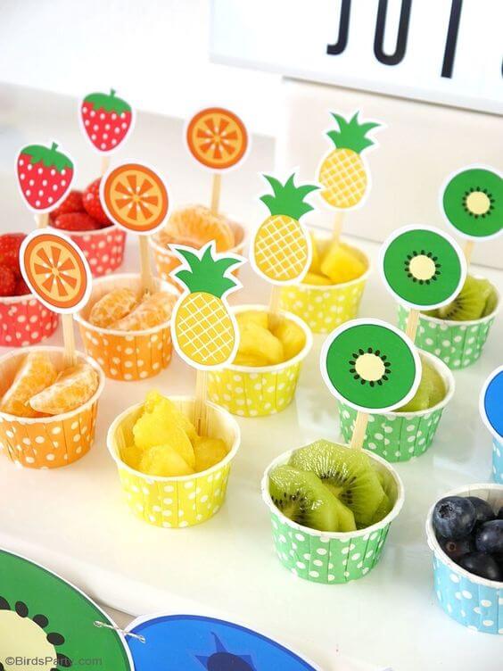 detalhes festa frutas