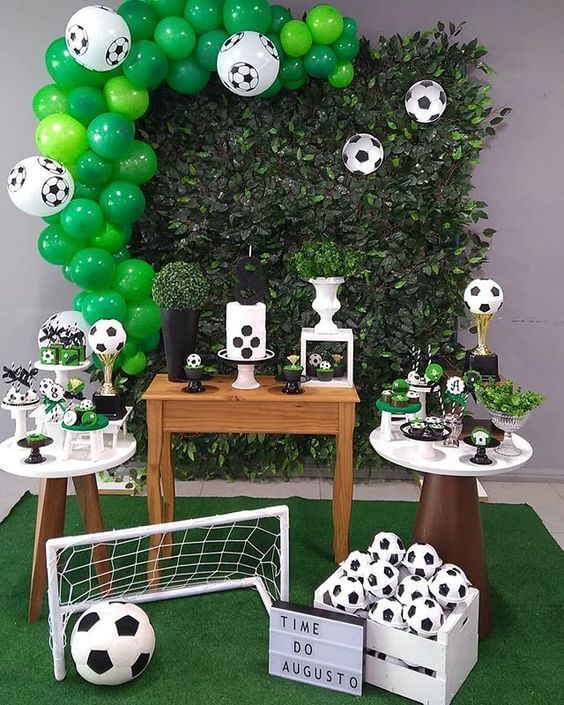 decoração festa futebol