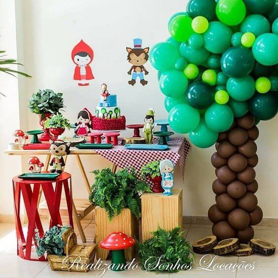 festa infantil decoração simples