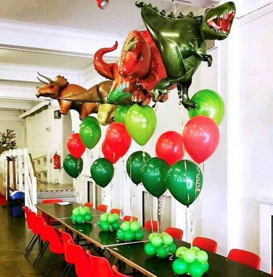 decoração festa infantil tema dinossauro