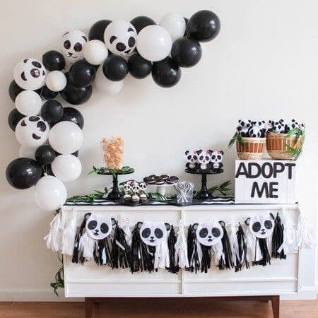 festa de aniversário infantil tema panda