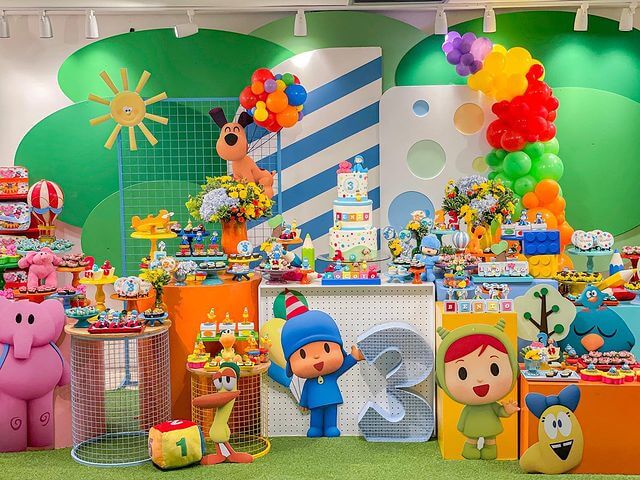 Decoração Festa Pocoyo: +55 ideias para seu aniversário infantil
