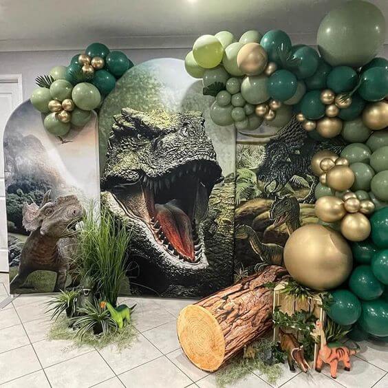 festa infantil tema dinossauro painel