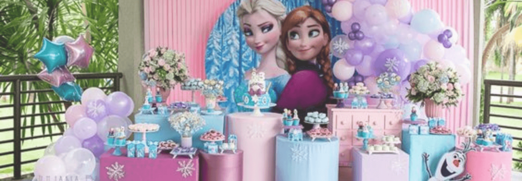 Decoração Frozen Rosa: dicas e inspirações para uma festa mágica