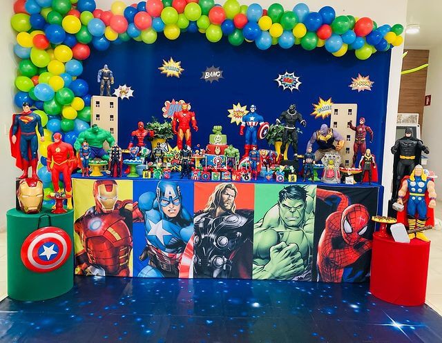 festa infantil super heróis