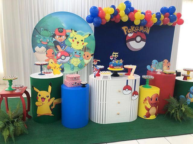 casa de festa infantil em joinville decoração pokemon