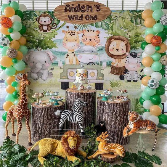 festa infantil safari baby