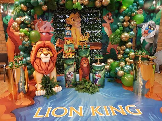 festa infantil rei leão
