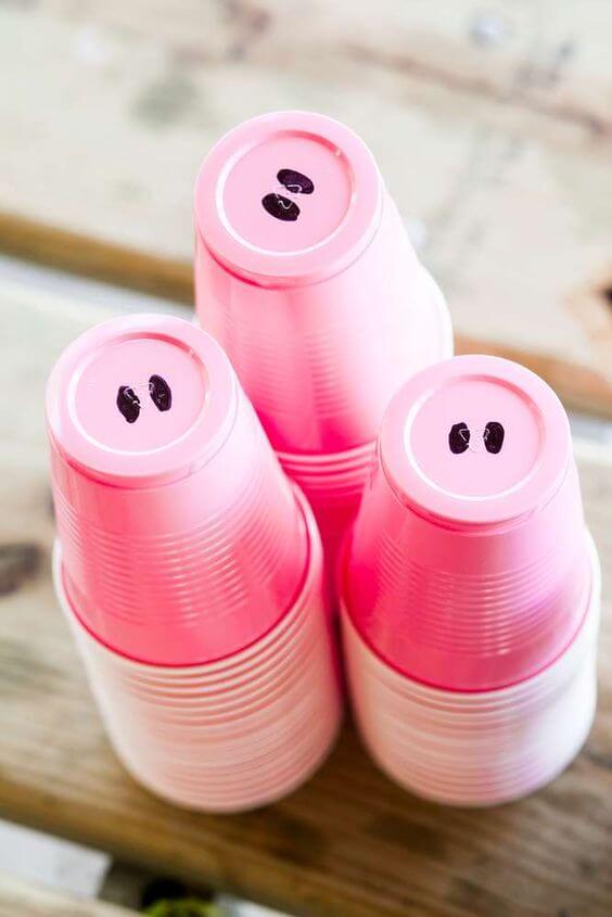 copo festa fazendinha rosa
