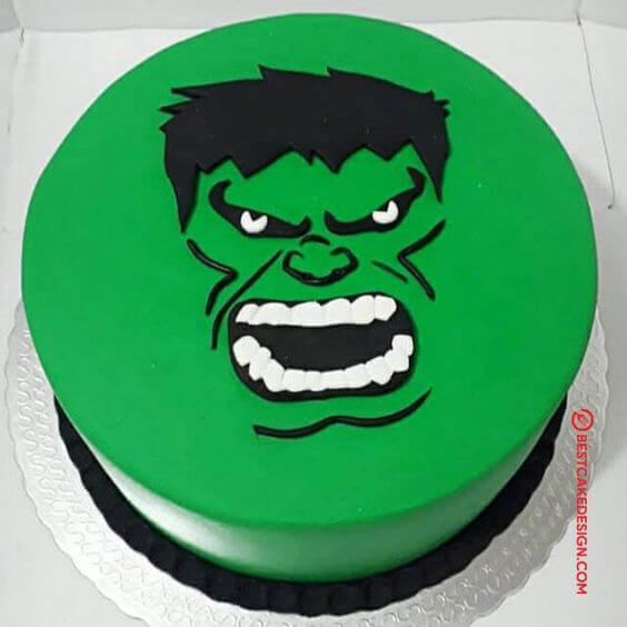 bolo festa hulk