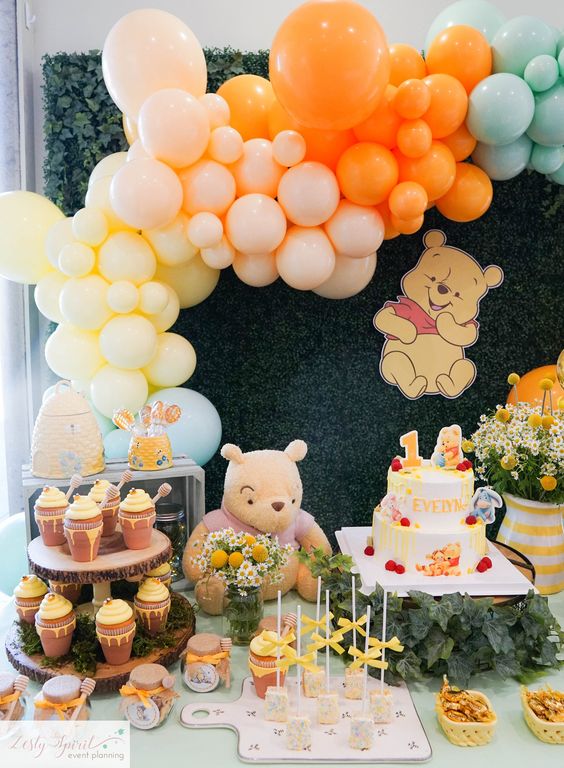 decoração ursinho pooh